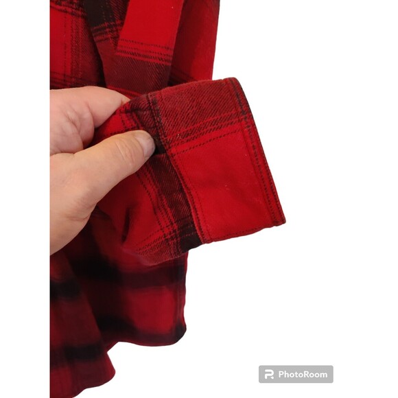 Stormy Kromer 1903 Flannel Shirt Buffalo Plaid Red Men's Medium Made In USA - Picture 14 of 14